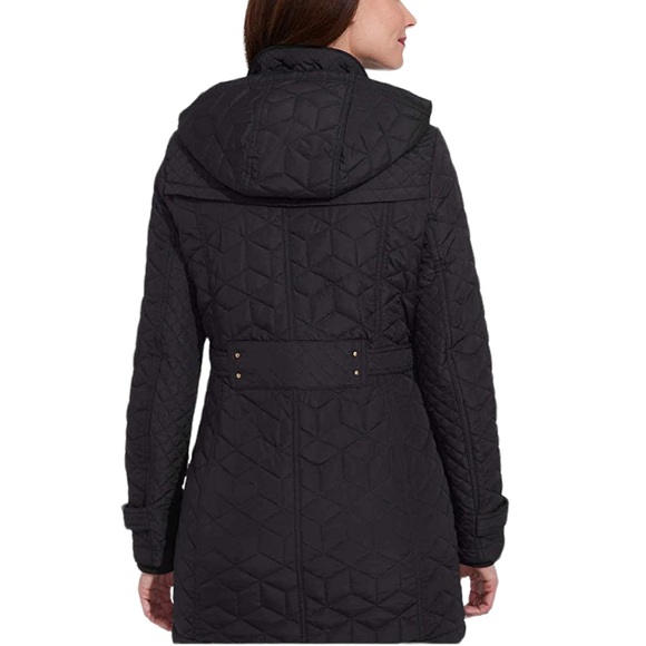 Weatherproof - Hooded Midweight Quilted Walker Jacket - Picture 7 of 7